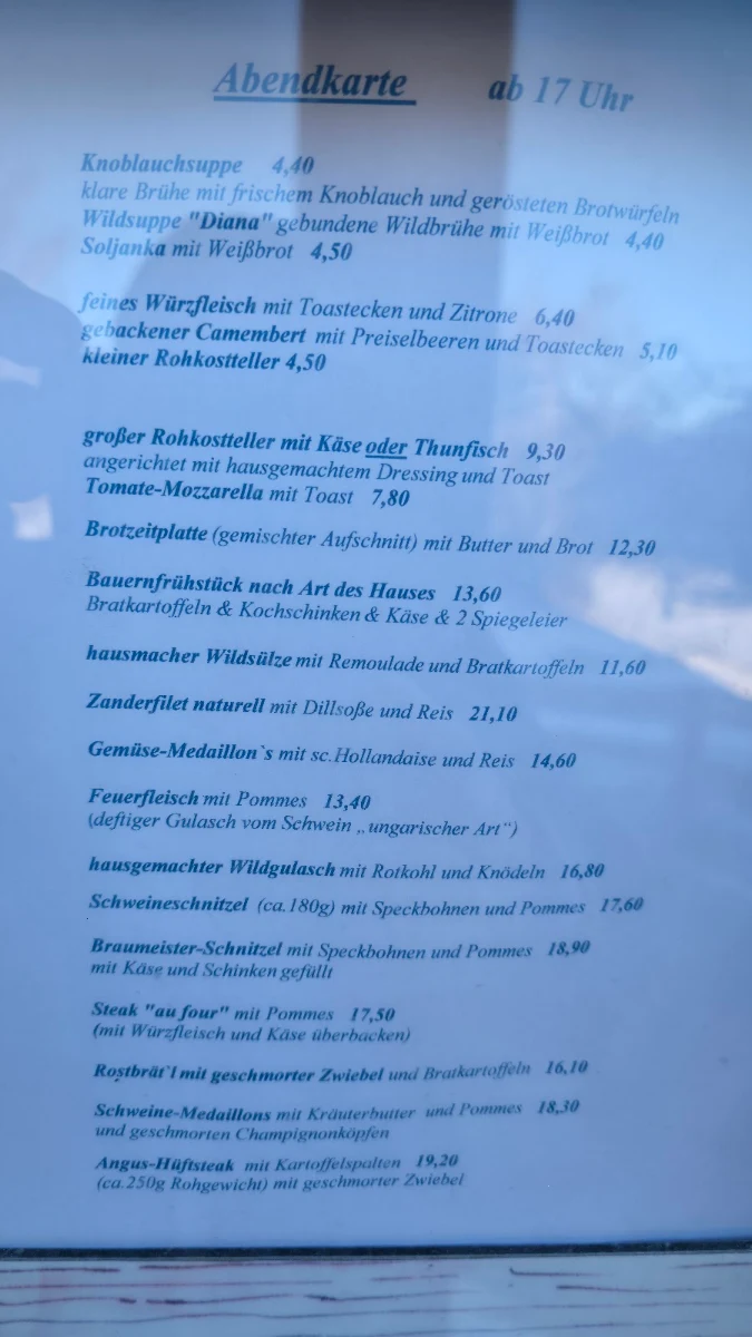 Speisekarte photo 2
