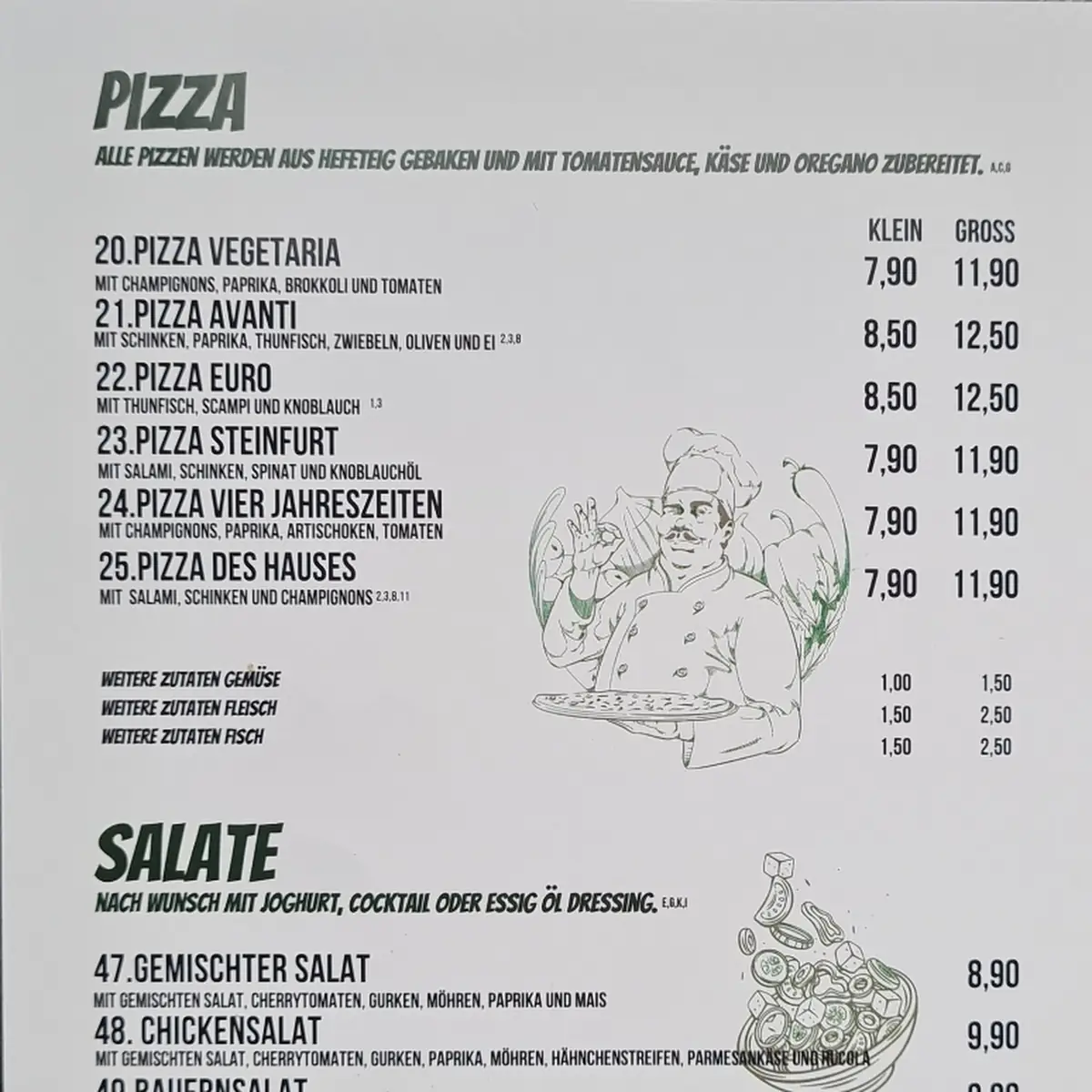Speisekarte photo 1