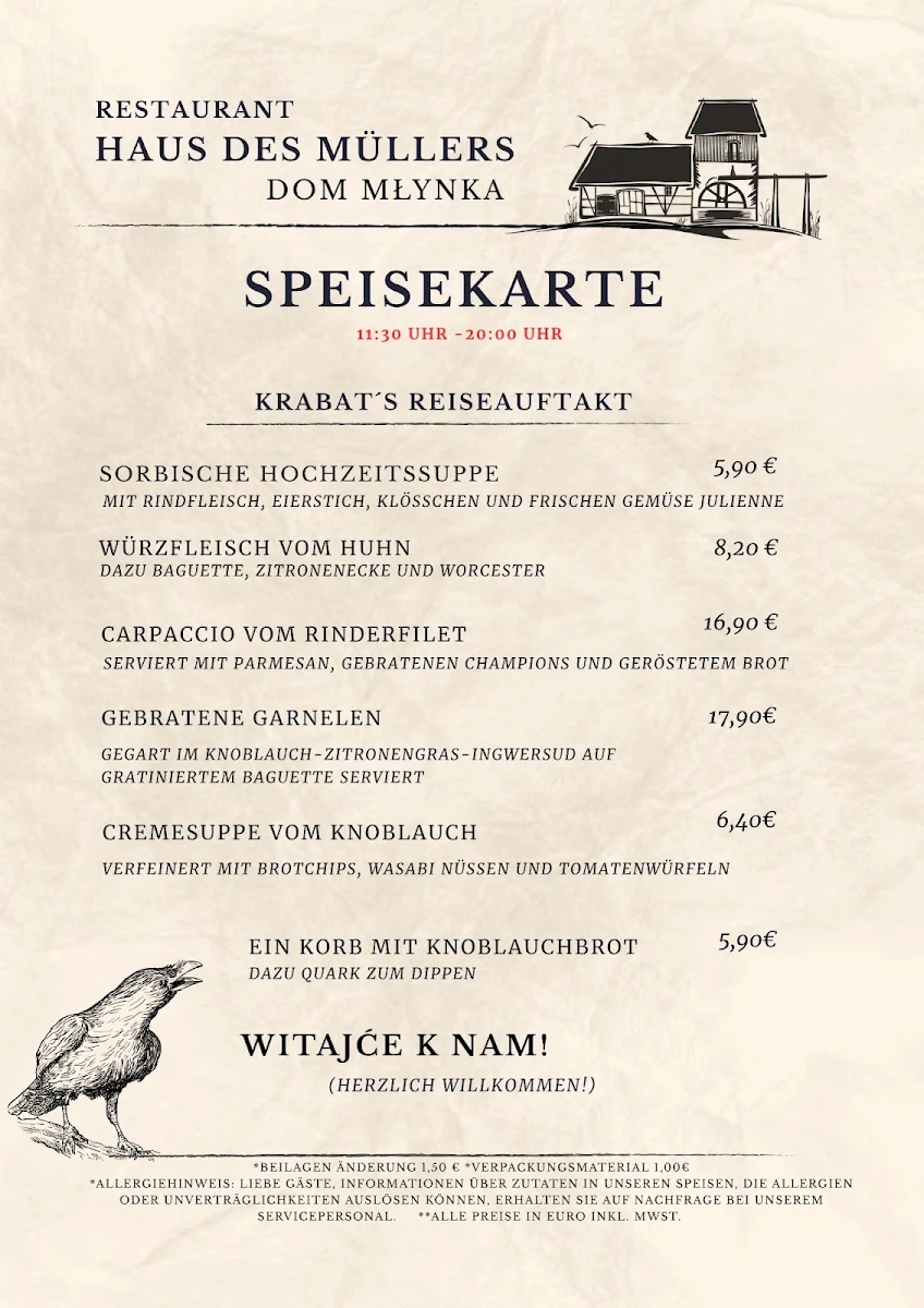 Speisekarte photo 1