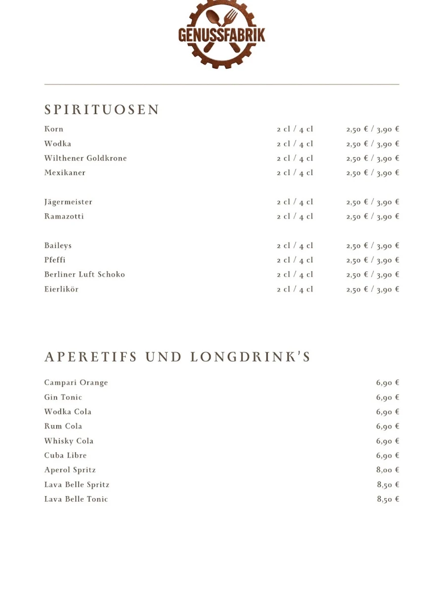 Speisekarte photo 3