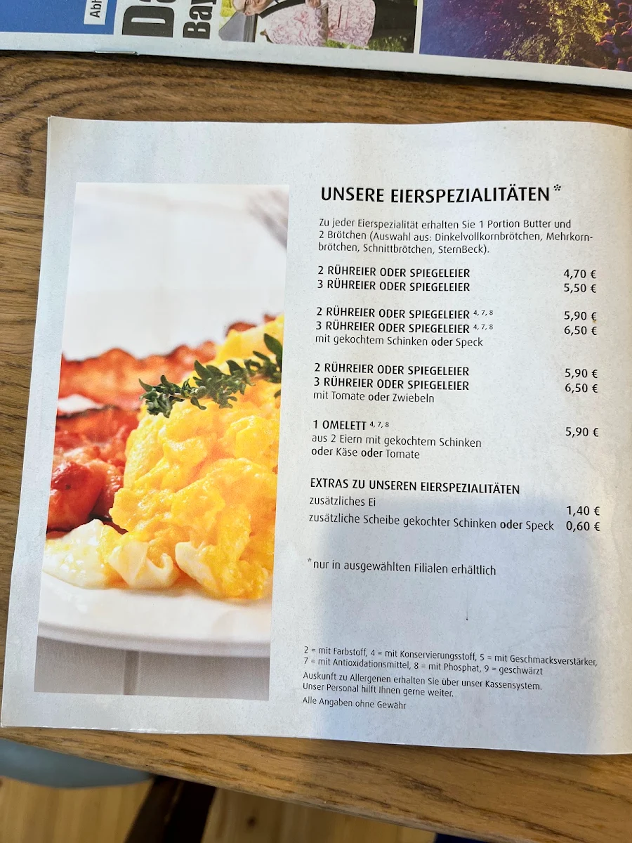 Speisekarte photo 2