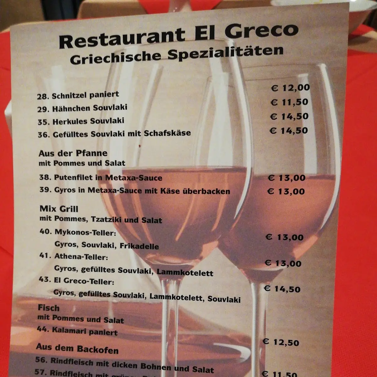 Speisekarte photo 2