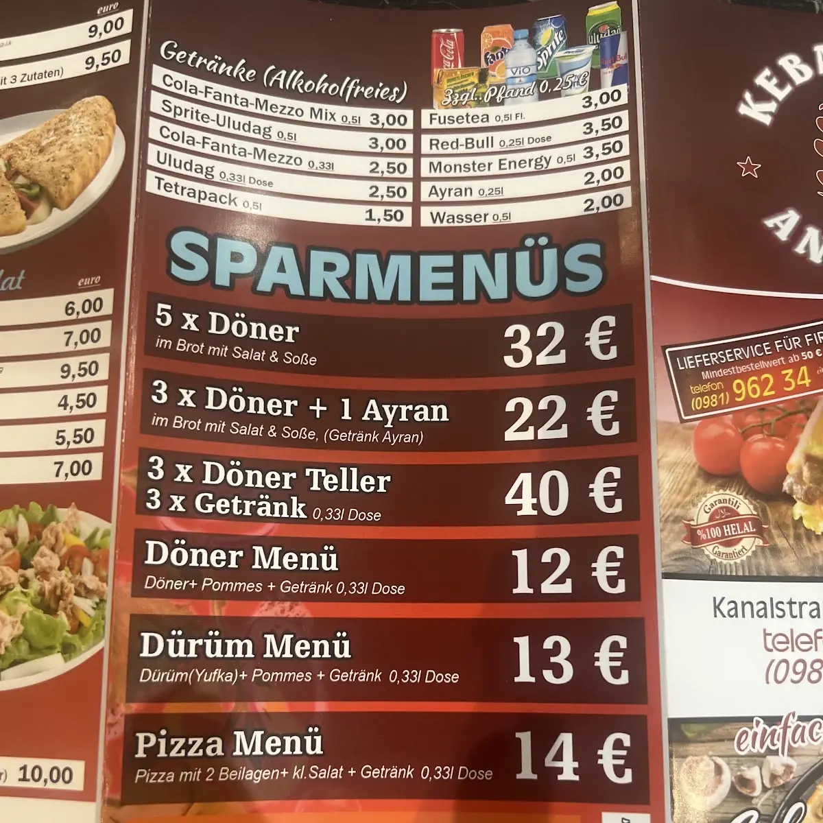 Speisekarte photo 2