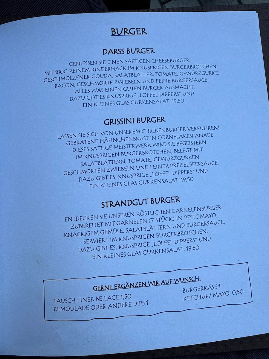 Speisekarte photo 1