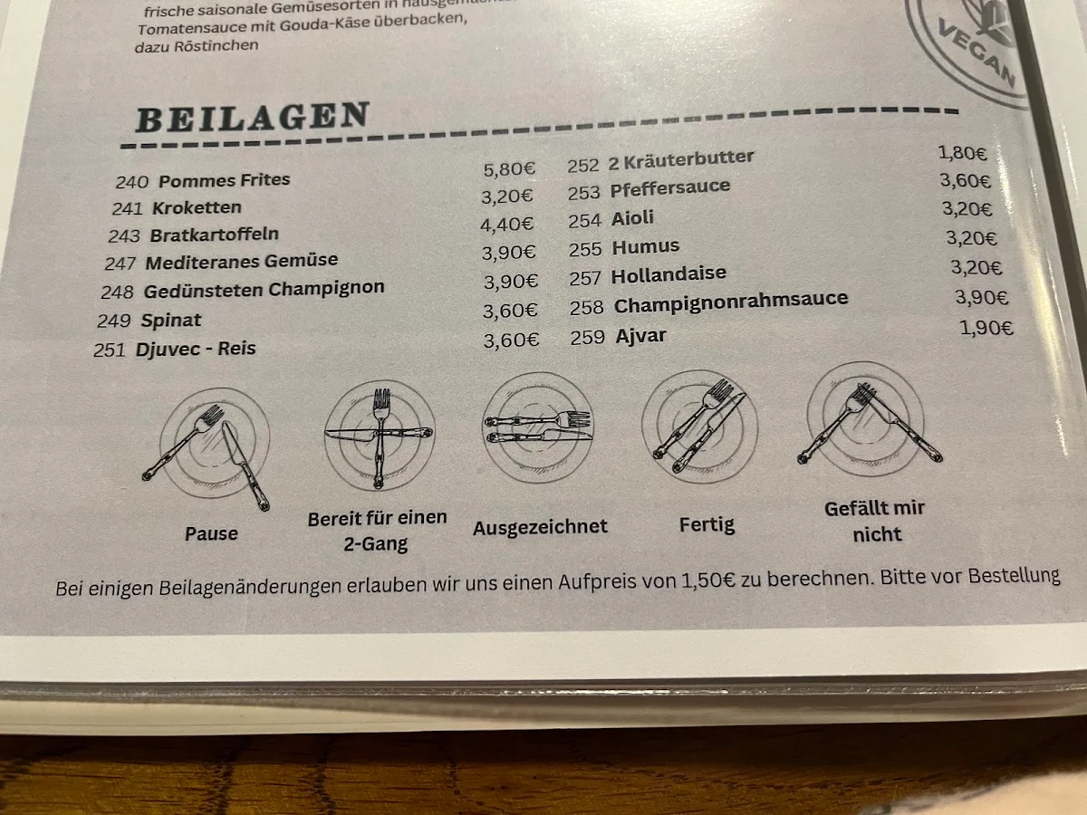 Speisekarte photo 2