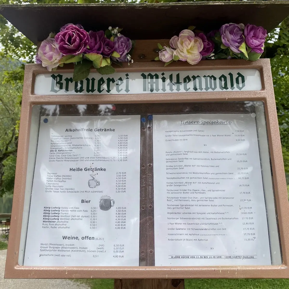 Speisekarte photo 2