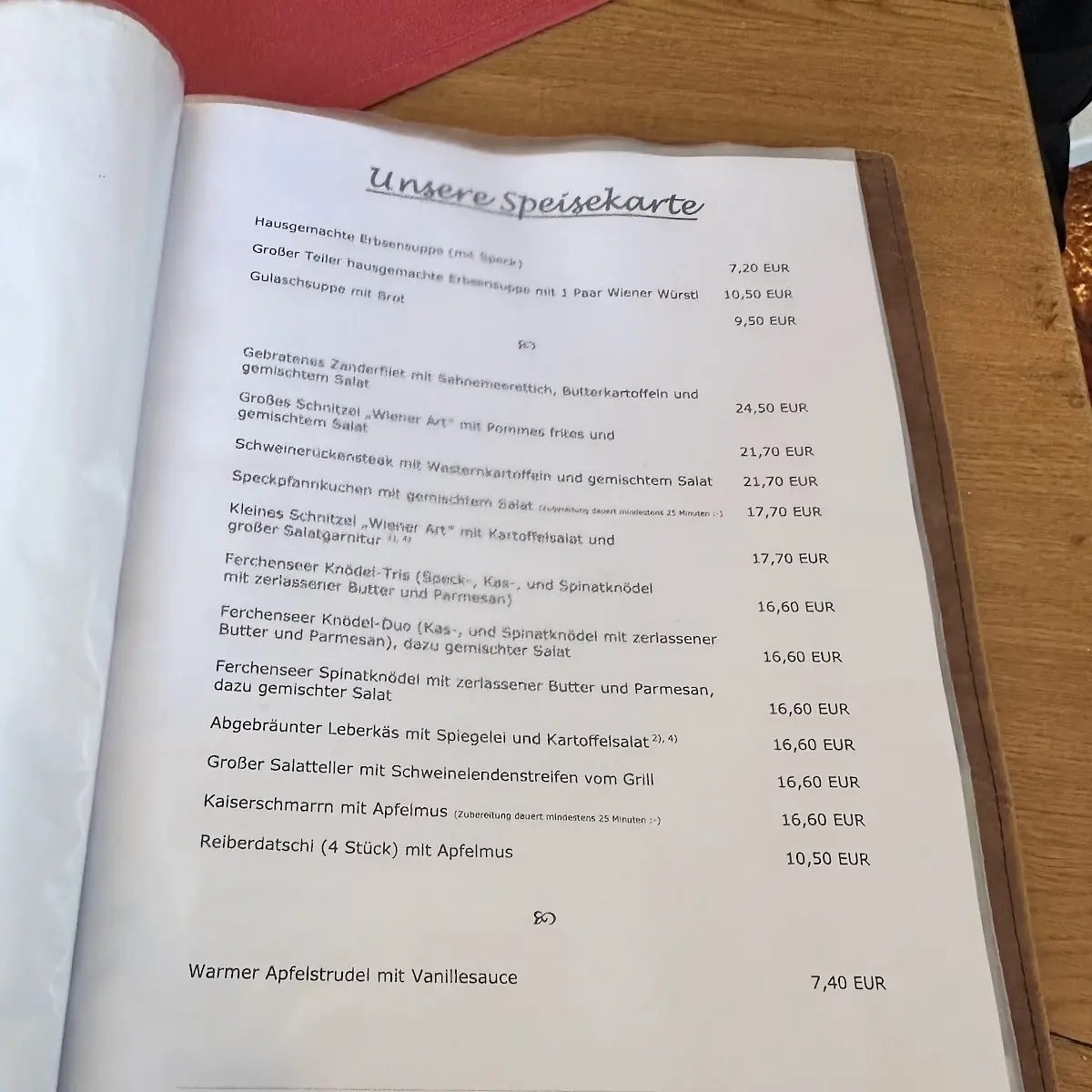 Speisekarte photo 6