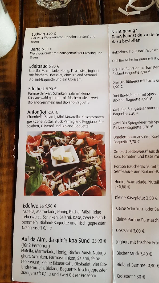 Speisekarte photo 2