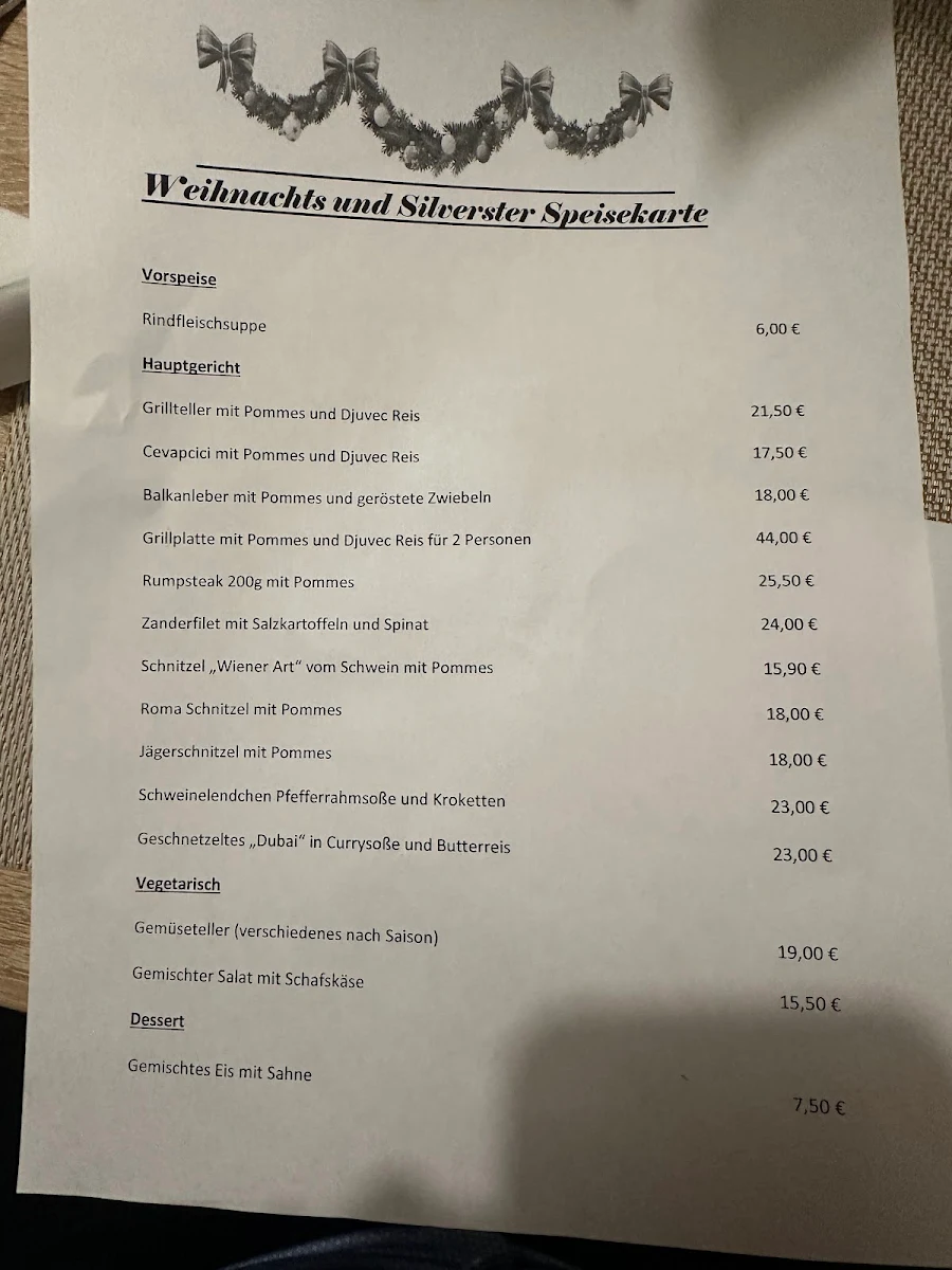 Speisekarte photo 1