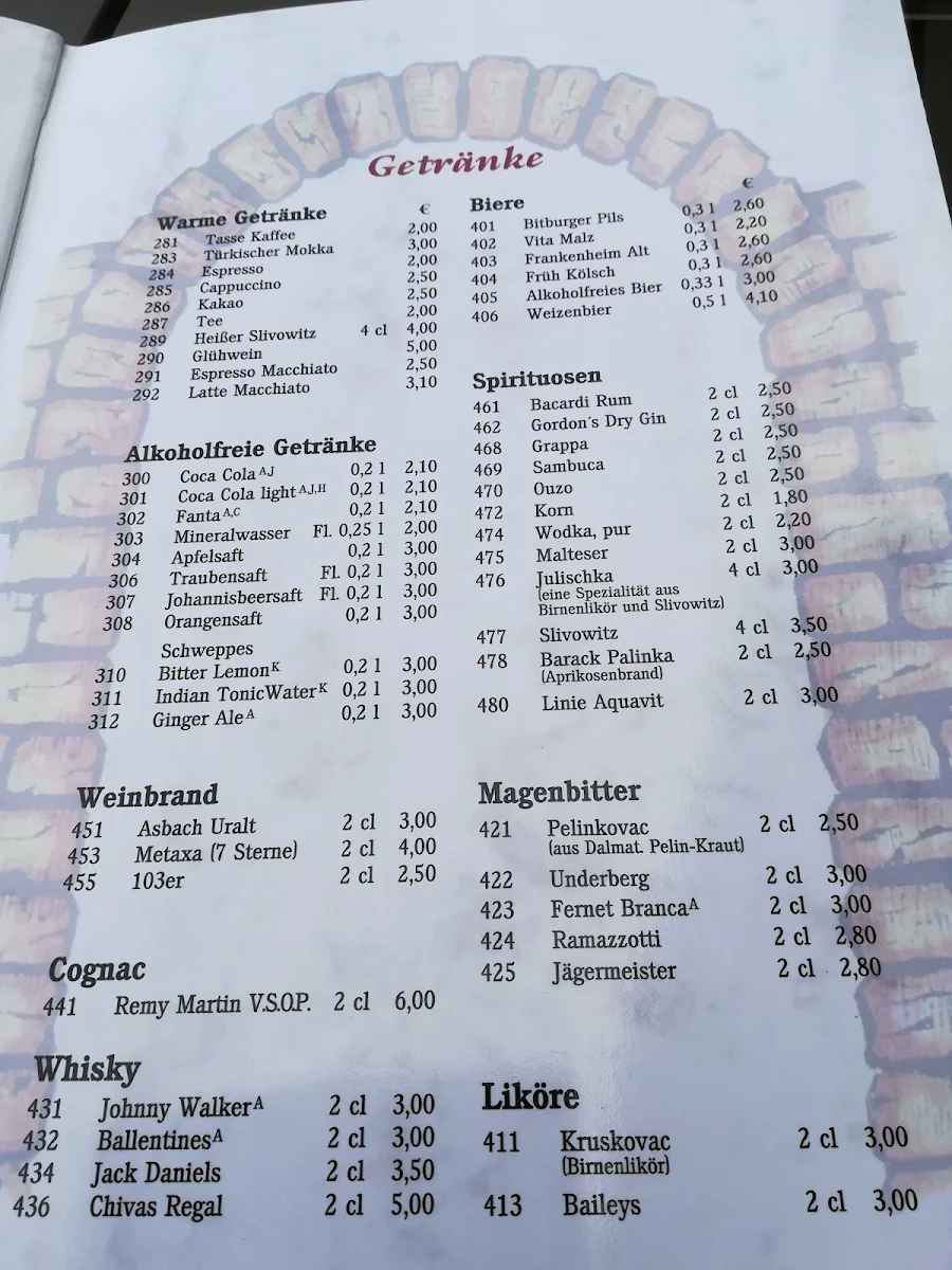 Speisekarte photo 3