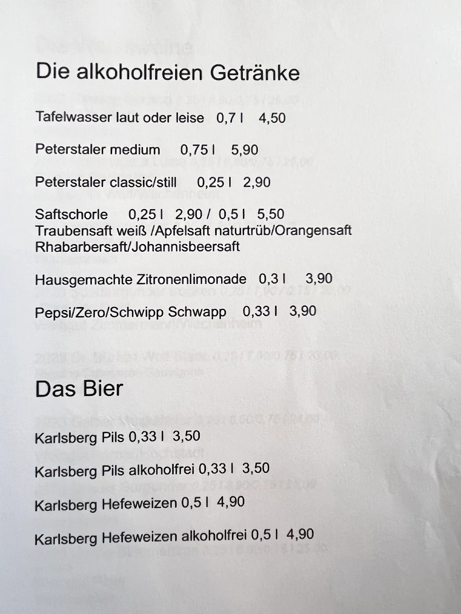 Speisekarte photo 2