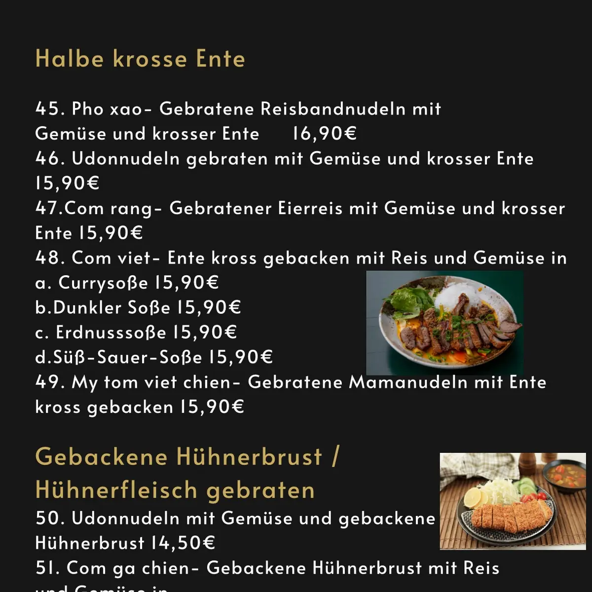 Speisekarte photo 2