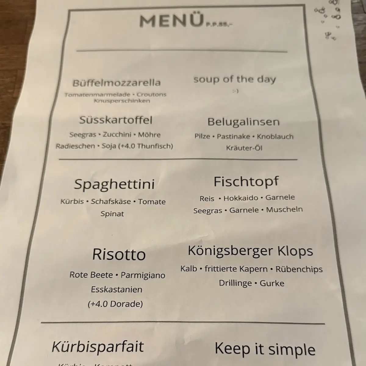 Speisekarte photo 5