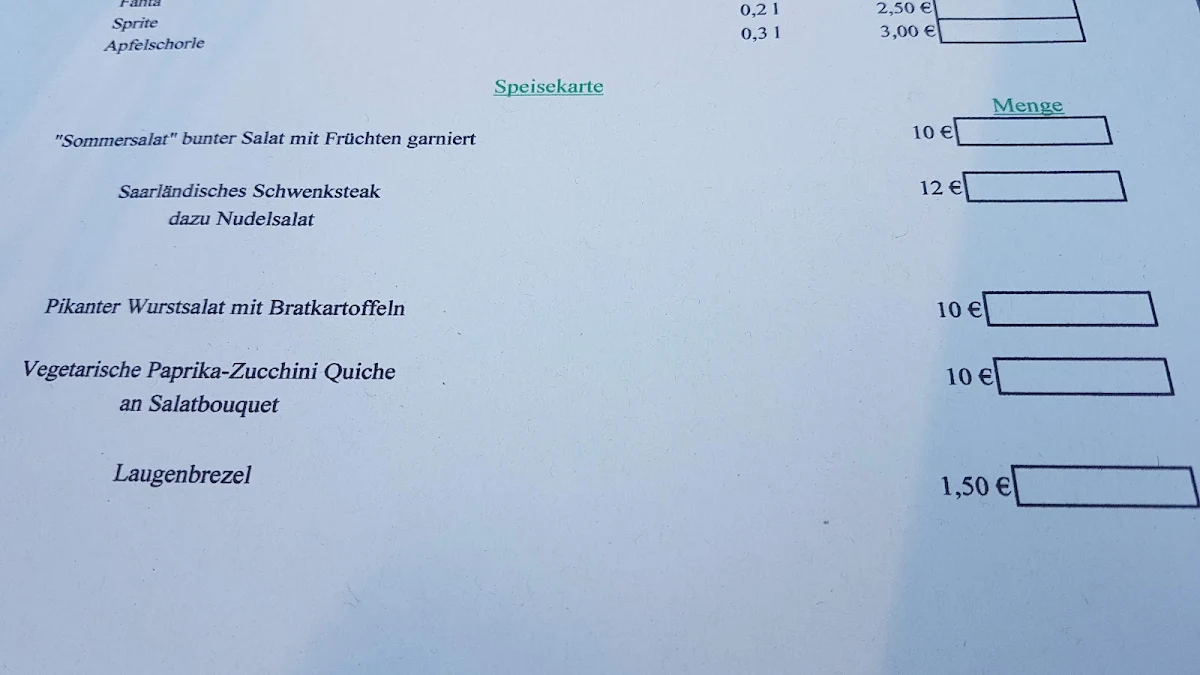 Speisekarte photo 2