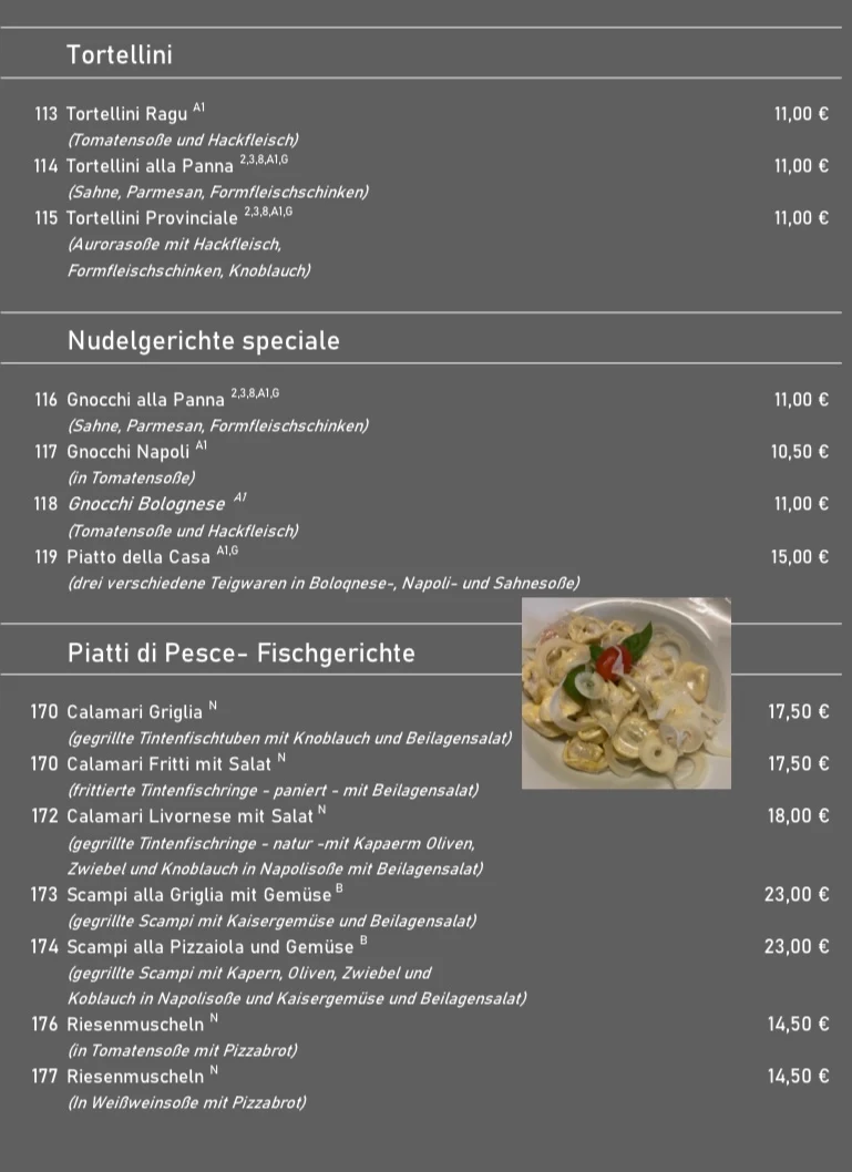 Speisekarte photo 1