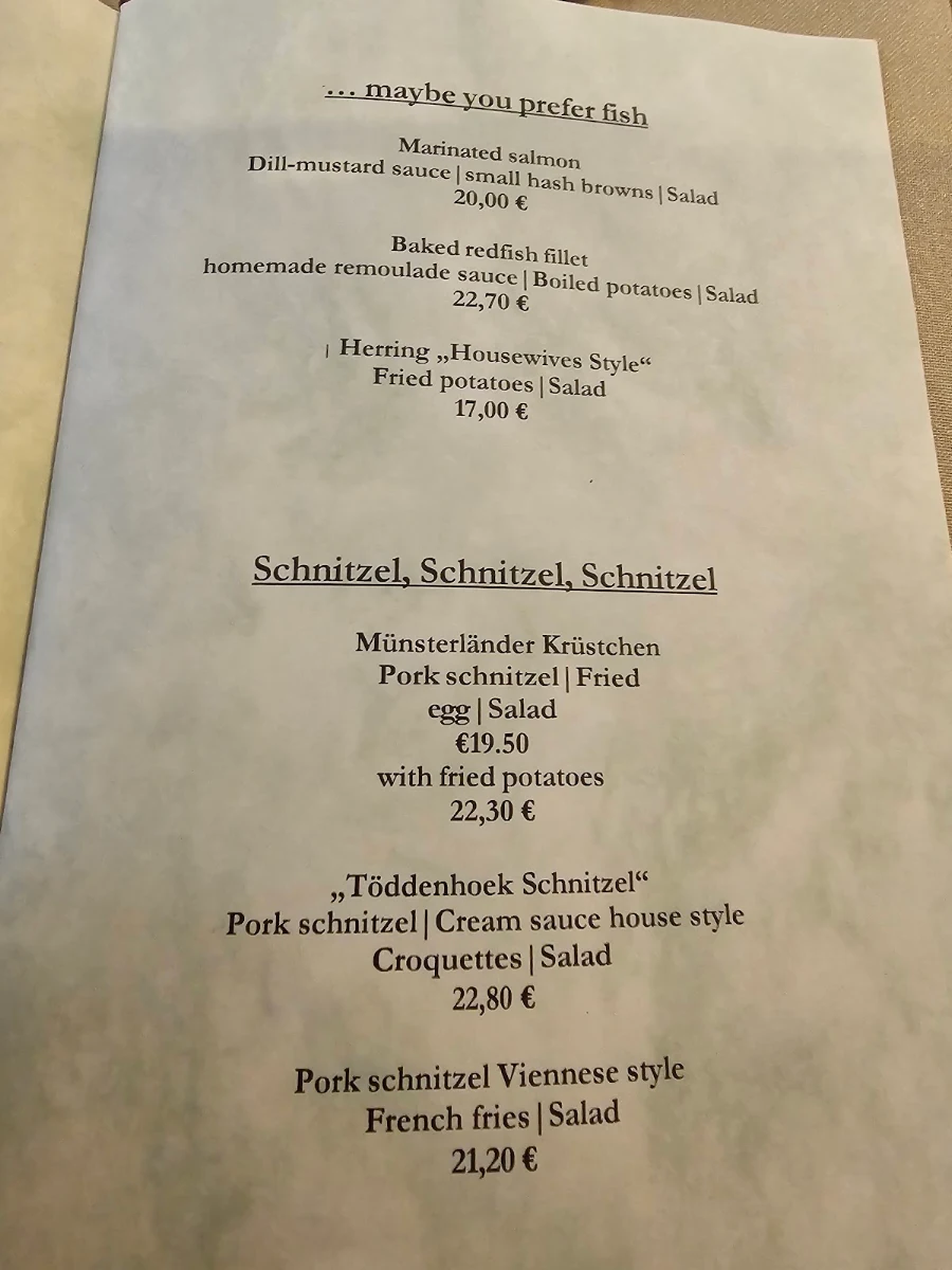 Speisekarte photo 2