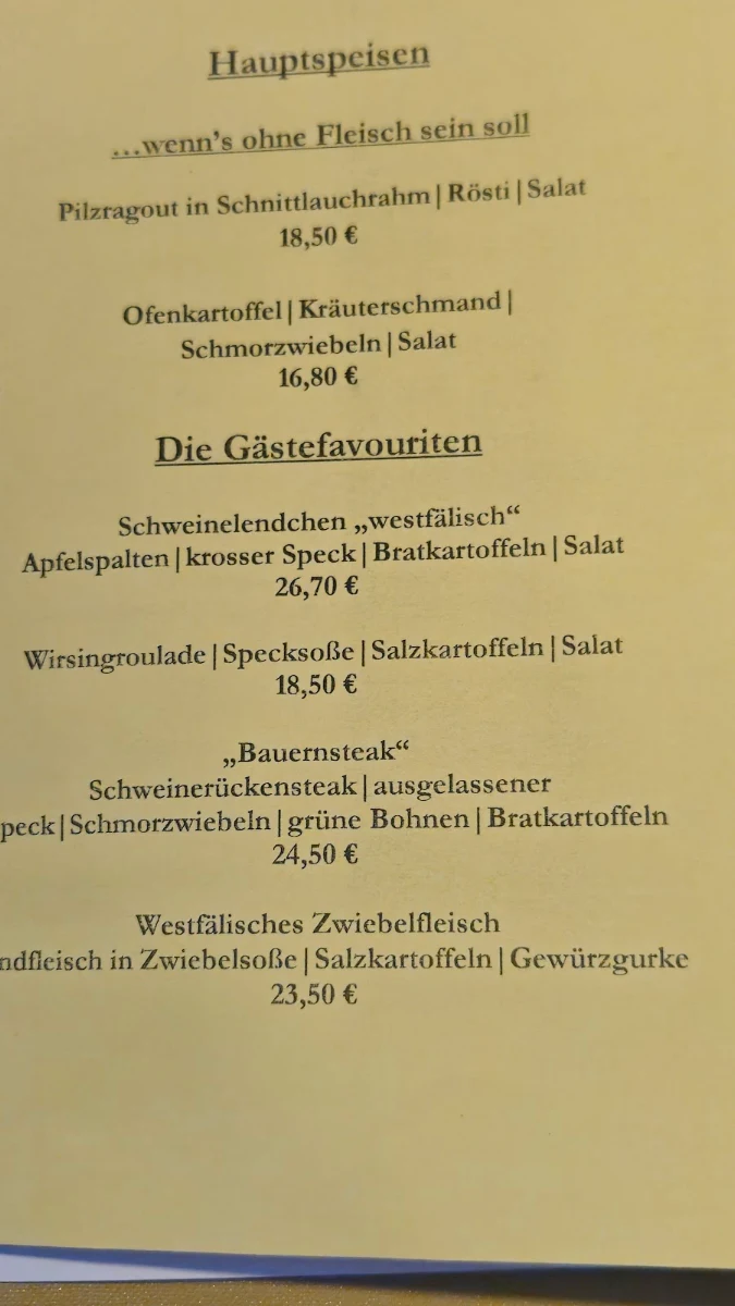 Speisekarte photo 5