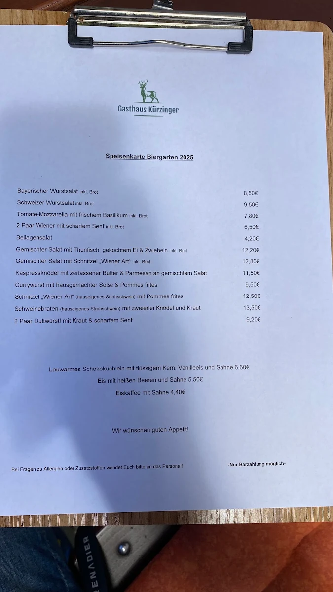 Speisekarte photo 1