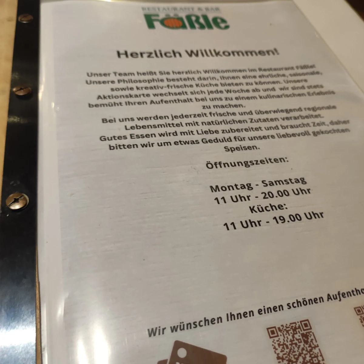 Speisekarte photo 4
