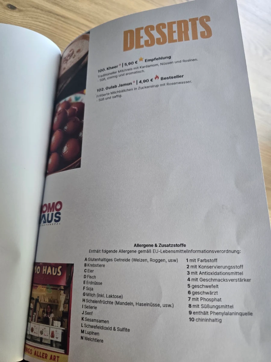 Speisekarte photo 6
