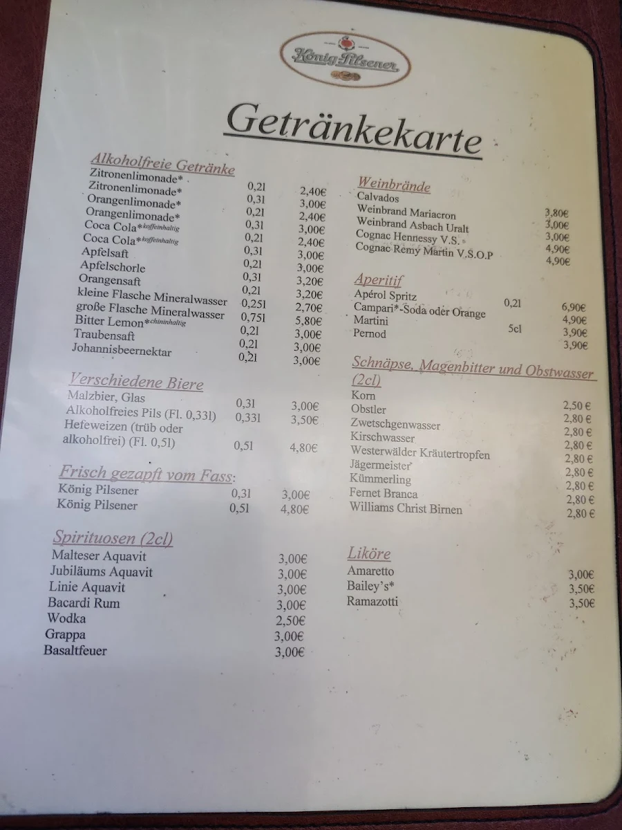 Speisekarte photo 1