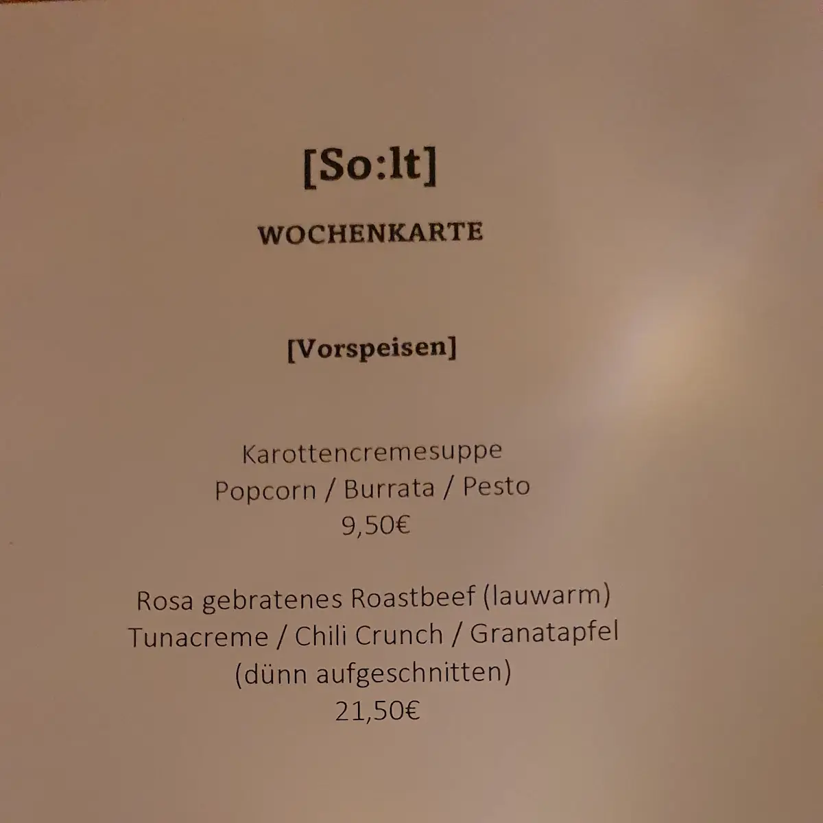 Speisekarte photo 4