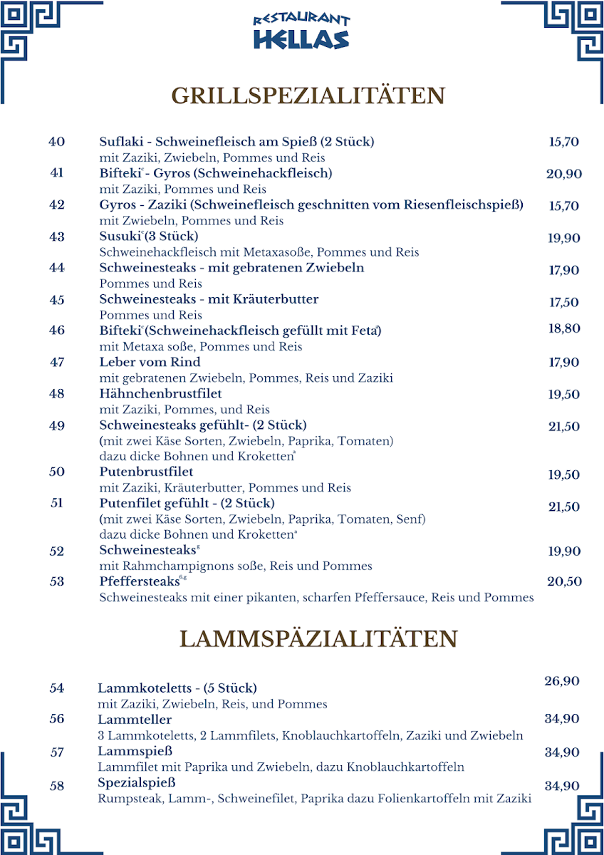 Speisekarte photo 8