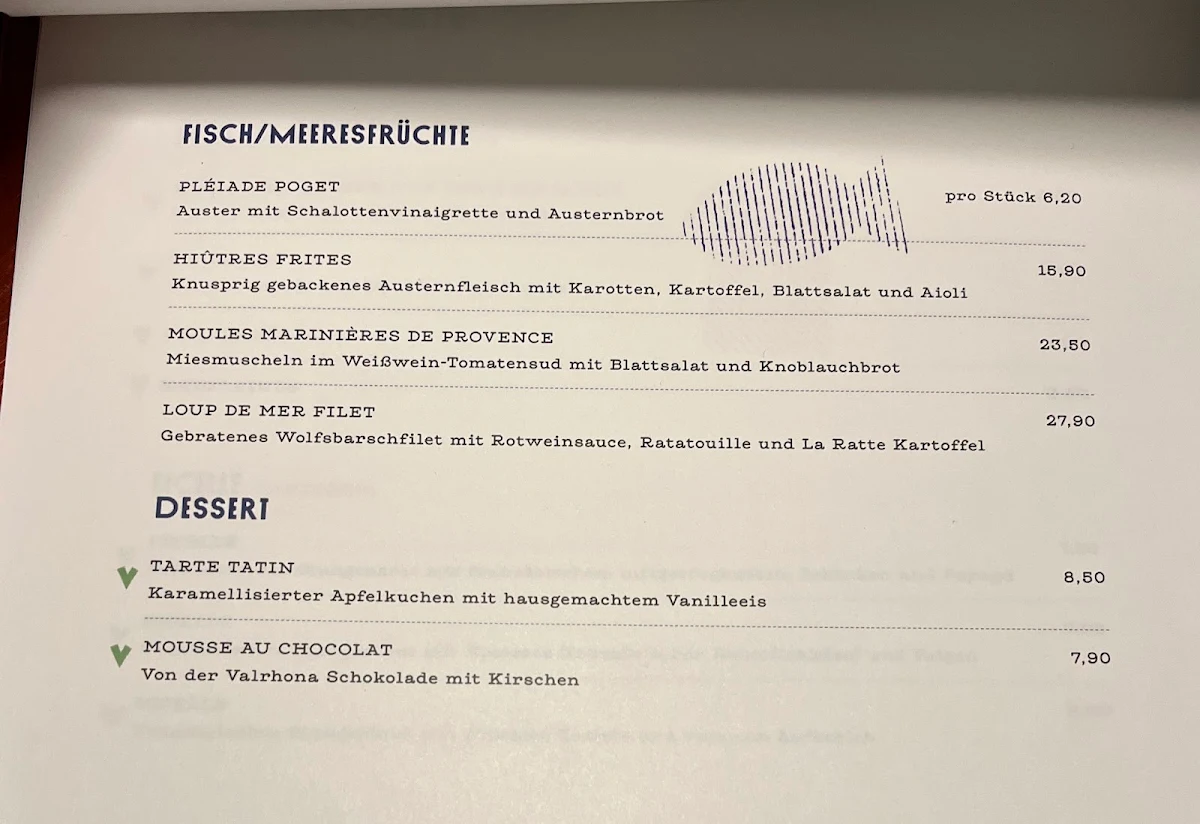 Speisekarte photo 2