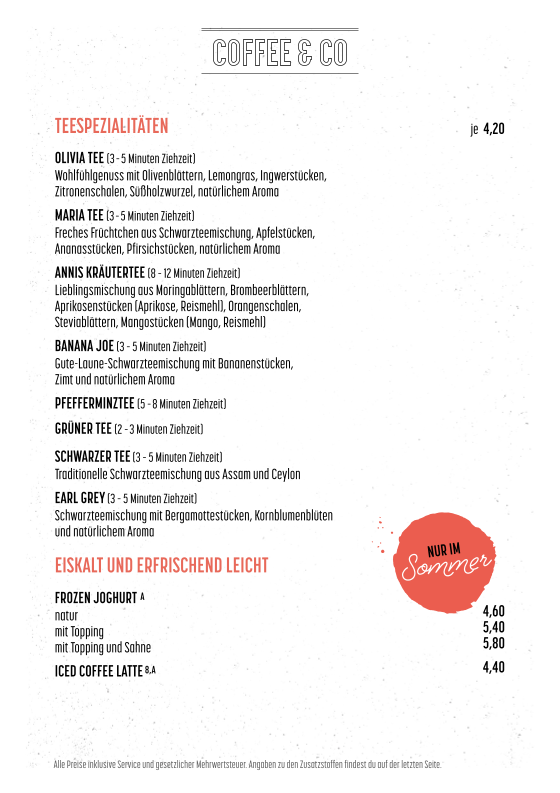 Speisekarte photo 2