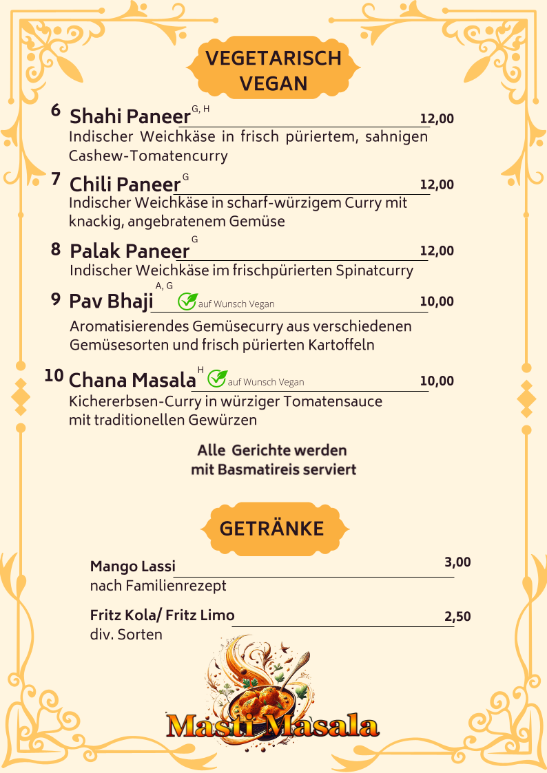 Speisekarte photo 1