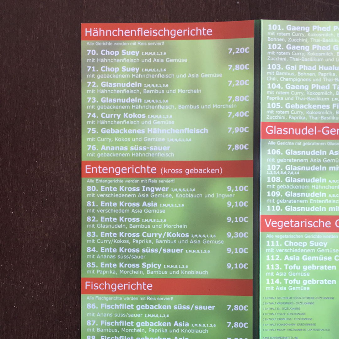 Speisekarte photo 6