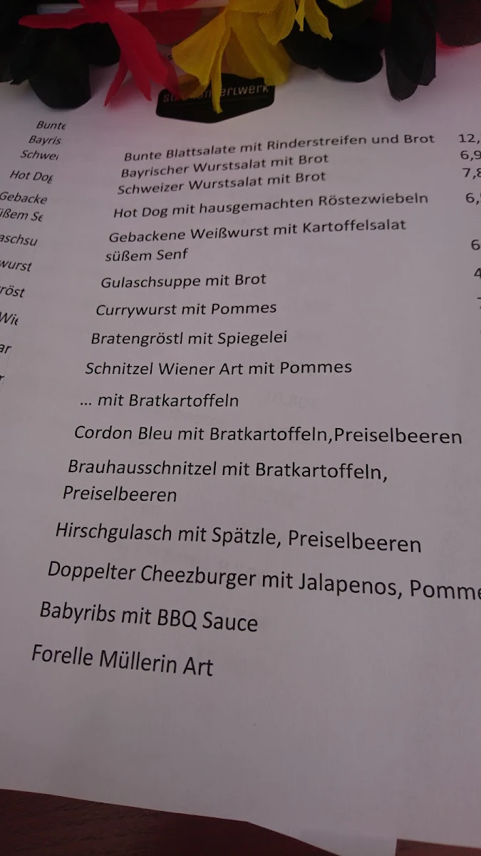 Speisekarte photo 2