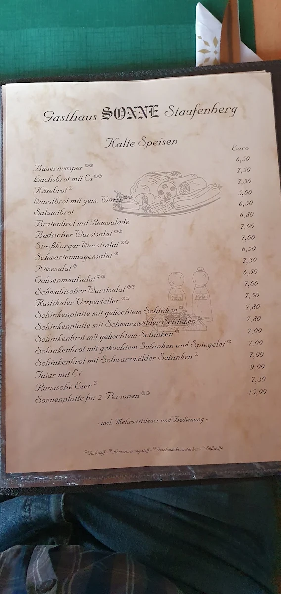 Speisekarte photo 1