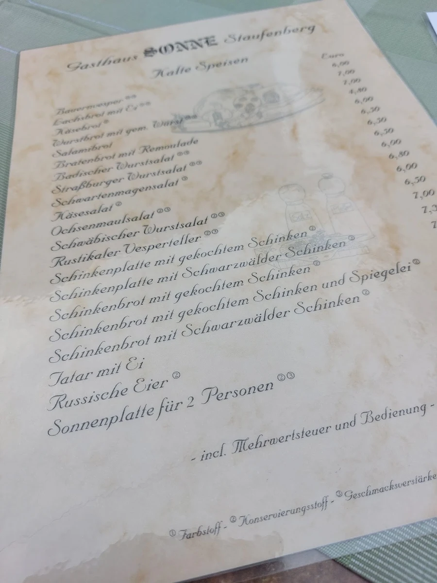 Speisekarte photo 3