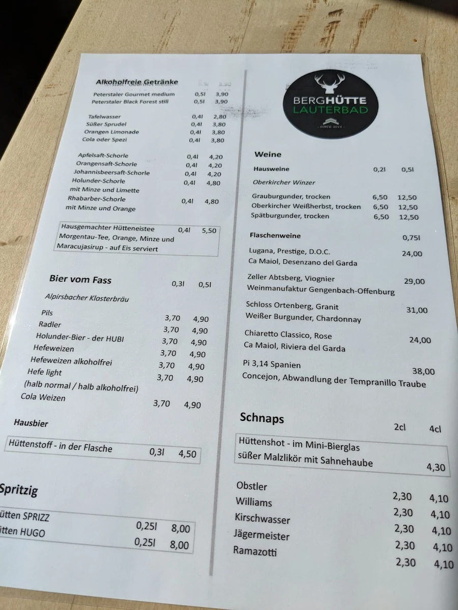 Speisekarte photo 2