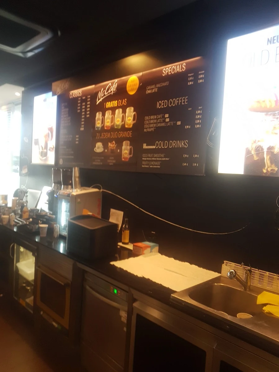 Speisekarte, McDonald's