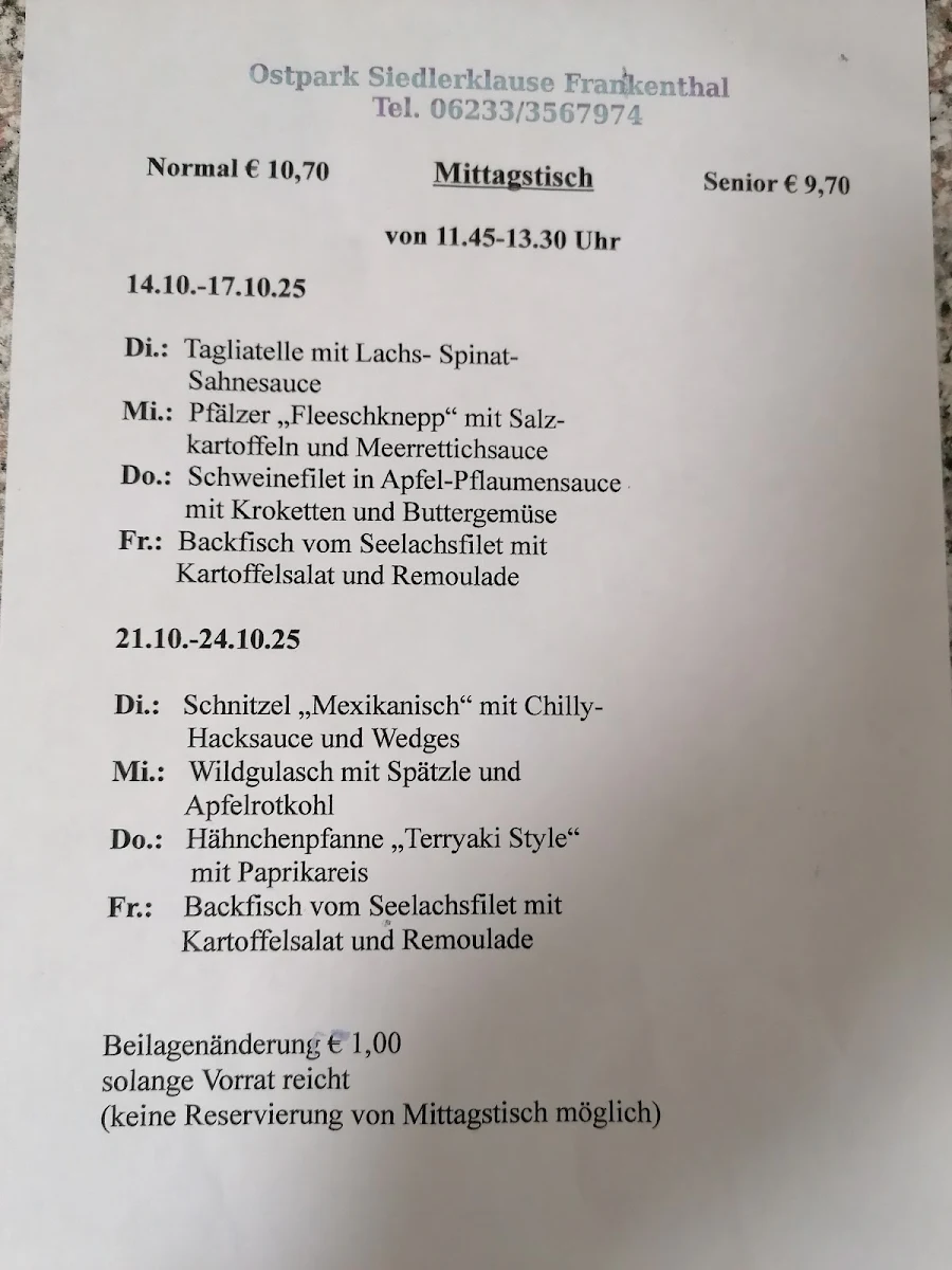Speisekarte photo 1