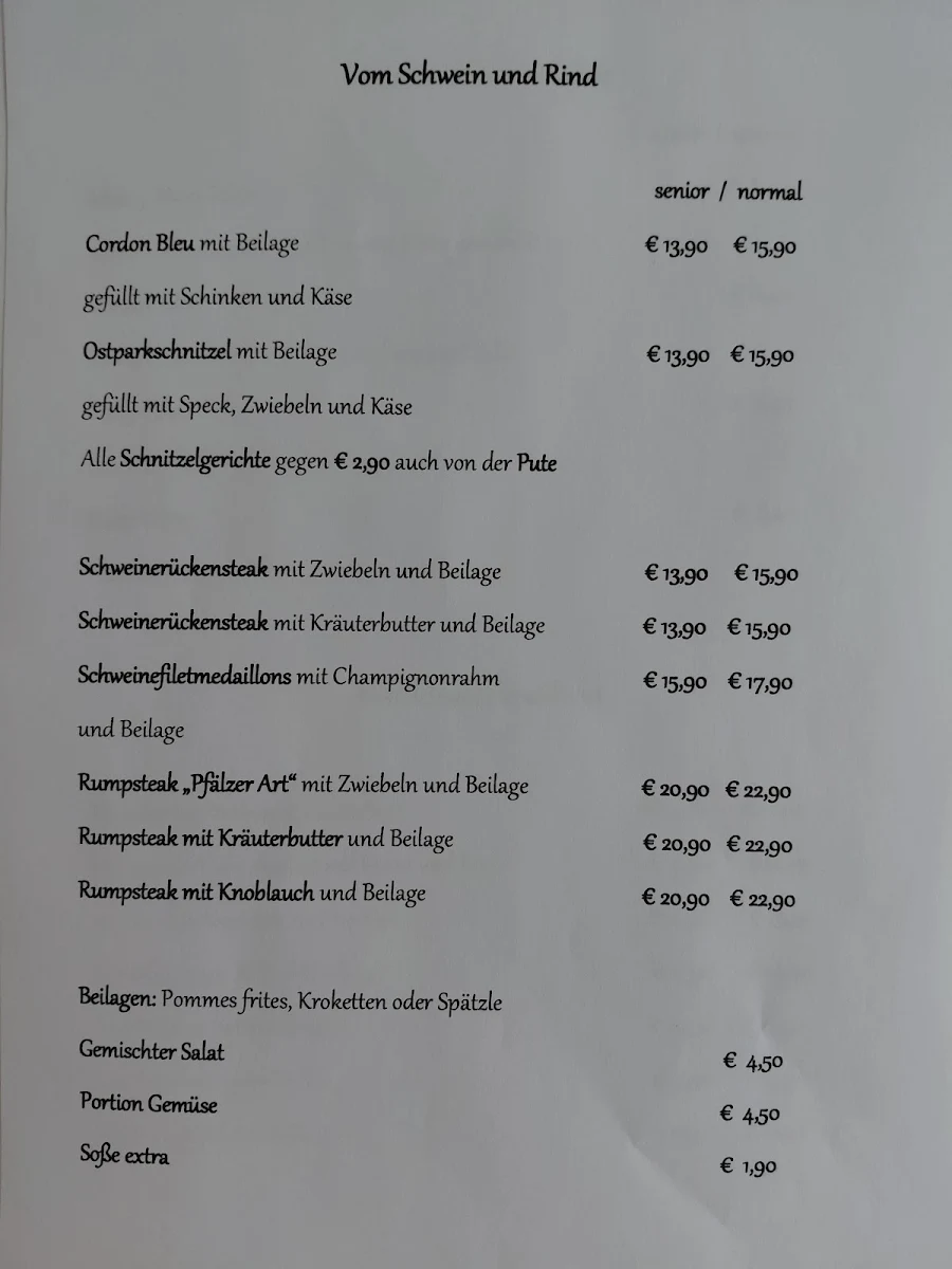 Speisekarte photo 2