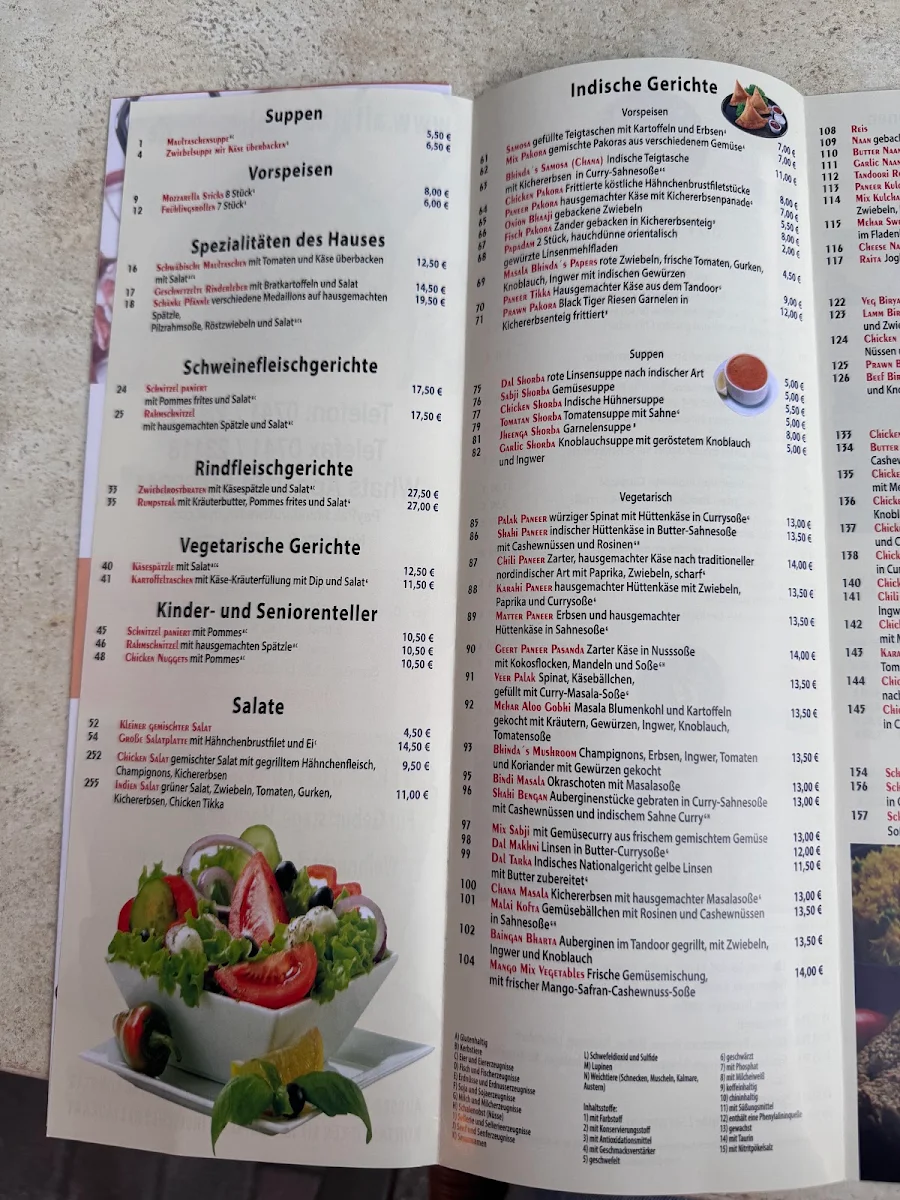 Speisekarte photo 2