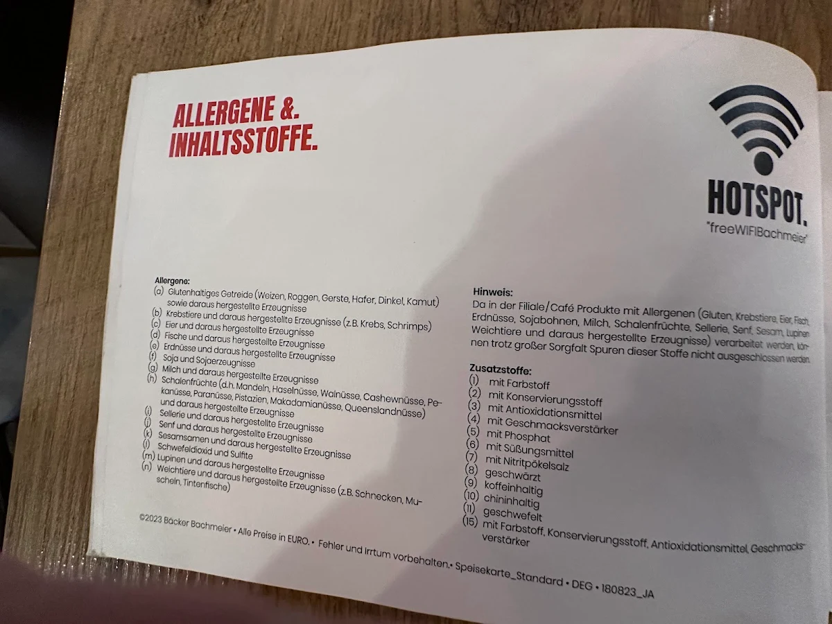 Speisekarte photo 10