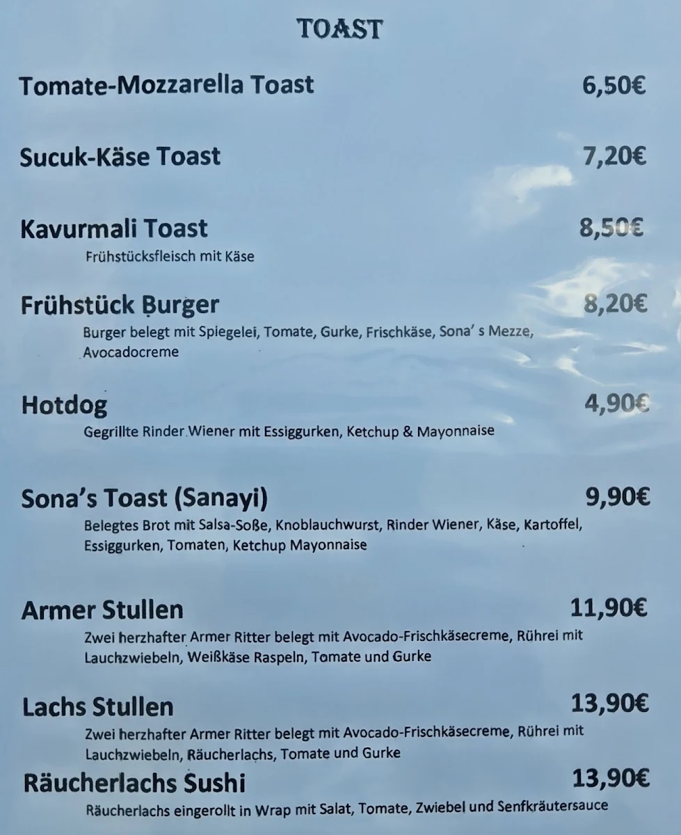 Speisekarte photo 1