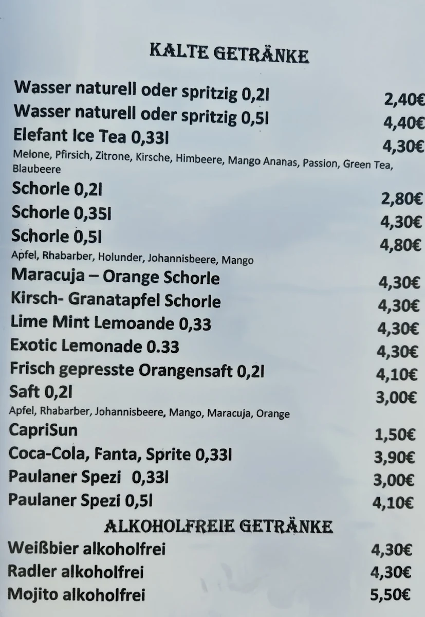 Speisekarte photo 5