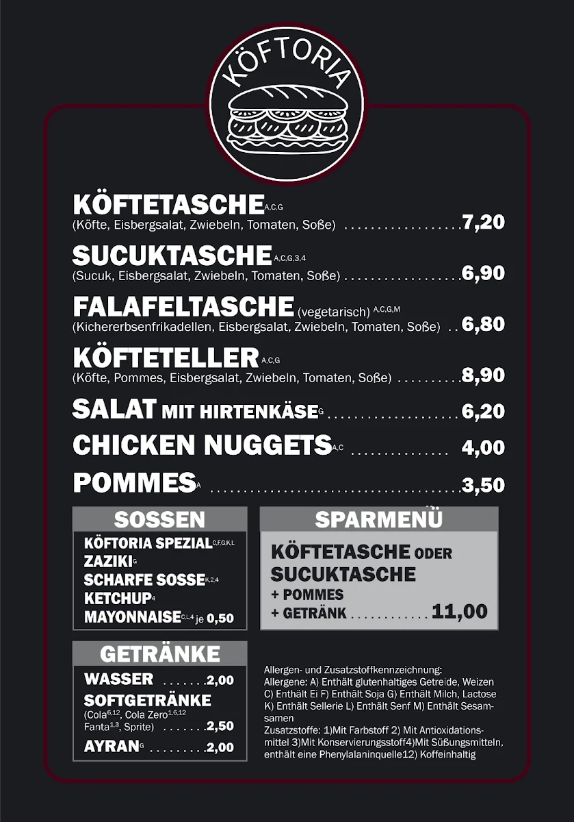 Speisekarte photo 1