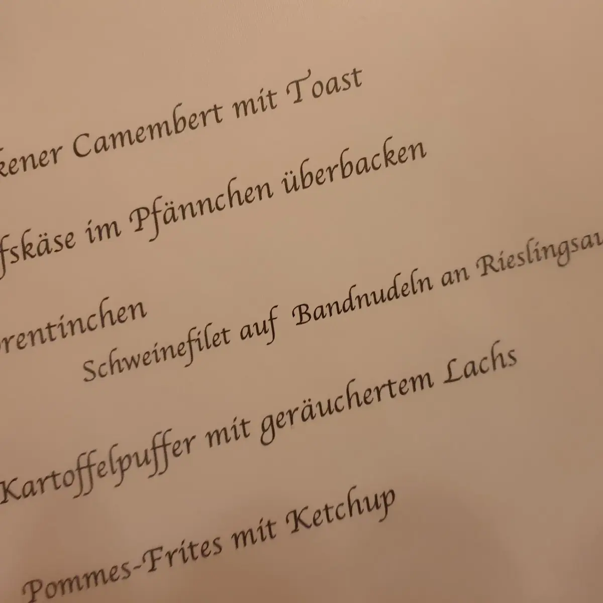 Speisekarte photo 1
