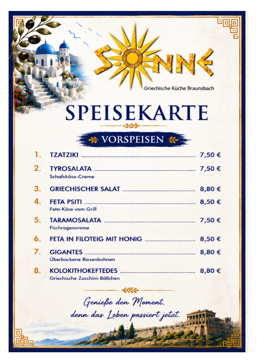 Speisekarte photo 3