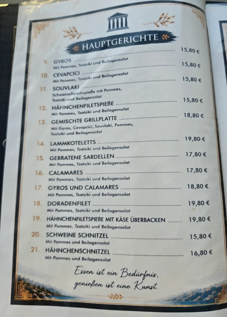 Speisekarte photo 5