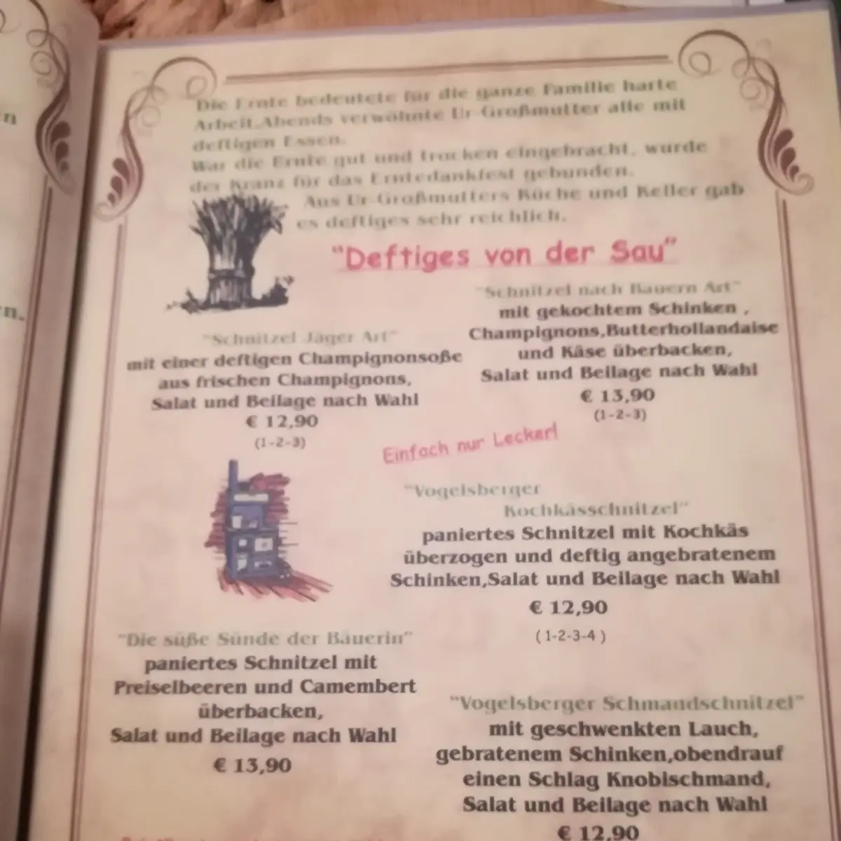 Speisekarte photo 6