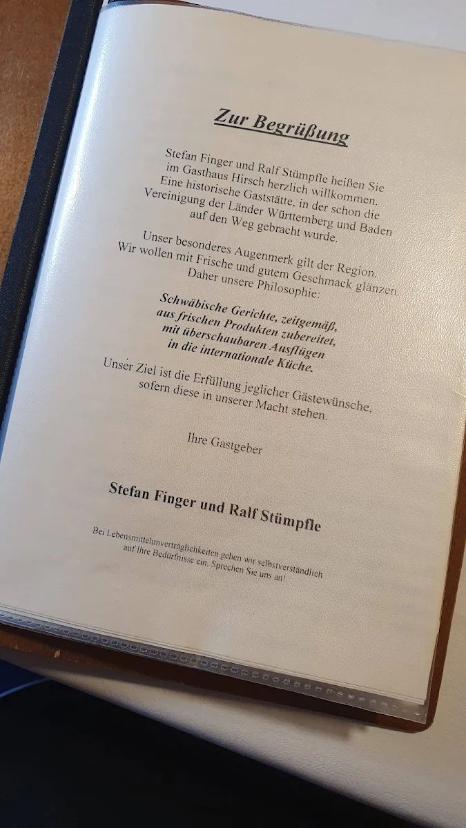 Speisekarte photo 1
