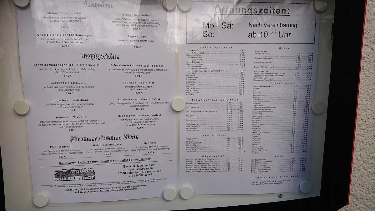 Speisekarte photo 1
