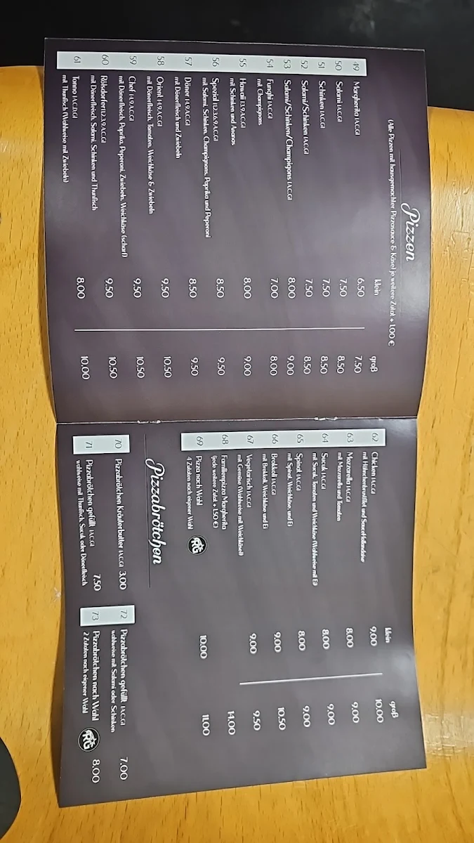Speisekarte photo 2